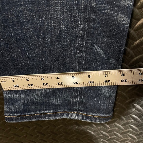American Eagle Straight‎ Next Level Denim Dark Wash Blue Jeans Men's Size 30x36 - Picture 9 of 10
